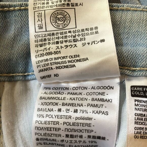 LEVI’S Straus 711 Skinny Ankle Filiforme A La Cheville Jeans EUC - Picture 9 of 14